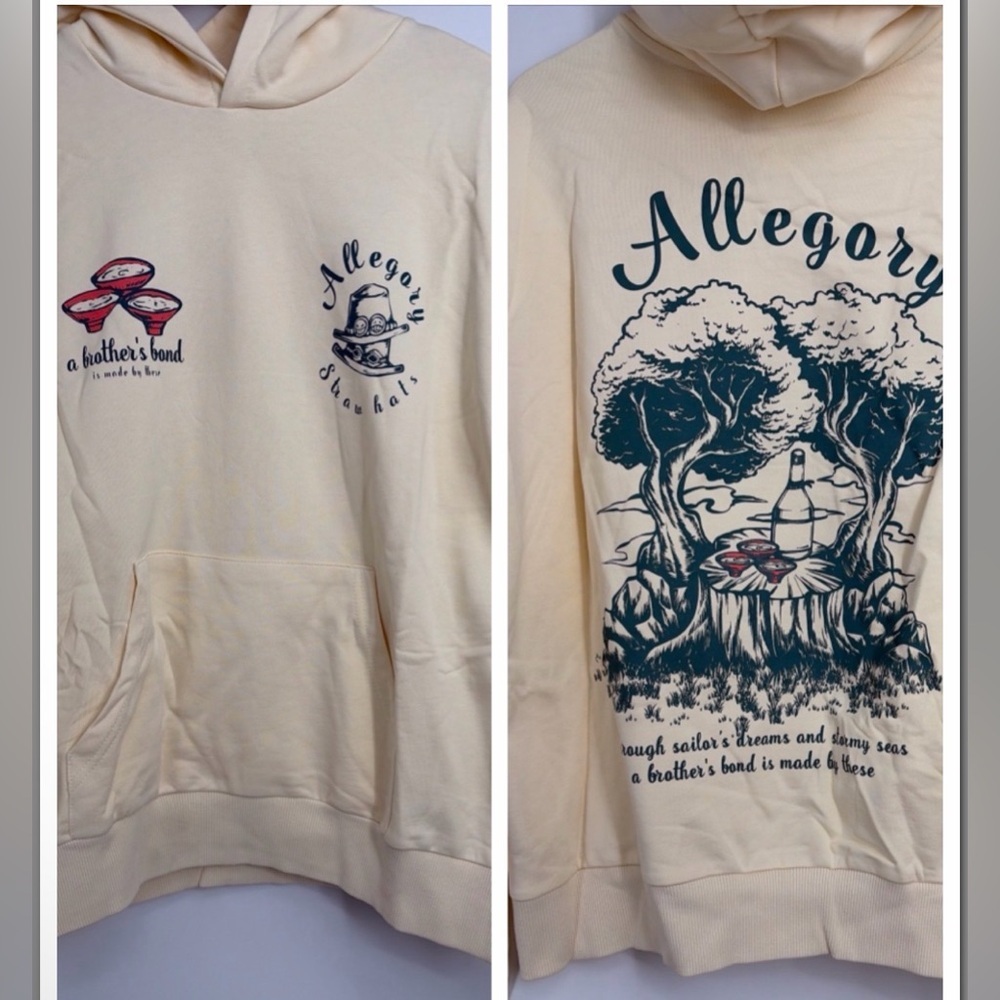 Allegory New Hooded Sweatshirt Size M Brother’s Bond